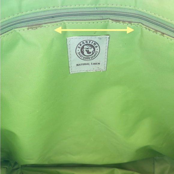 EUC Large Spartina 449 Denim and Braided Double Handles Tote - Picture 12 of 16